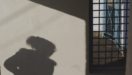 Shadow of a women prison in Kyrgyzstan