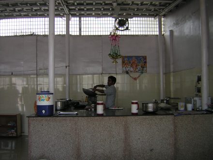 The kitchens at the Sahyog De-addiction Centre for children in Delhi