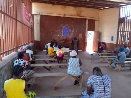 Training for female prison staff, Bangui, June 2020